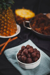 pineapple jam that can be used as an ingredient to make cakes