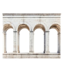 marble aqueduct on a white background