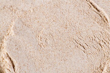 Beige powder texture background, design space