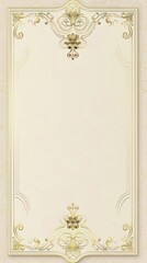 plain rectangular golden minimal pattern borders 