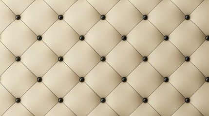 A pattern of black dots on a beige background, arranged in an elegant diamond grid layout. minimalist and sophisticated with clean lines. monochromatic modern wallpaper. generative AI