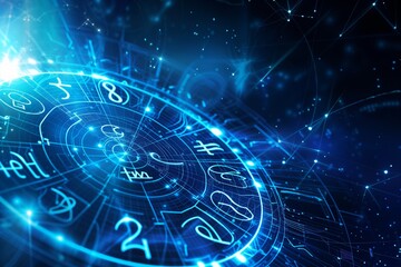 Fototapeta premium horoscope, numerological calculation