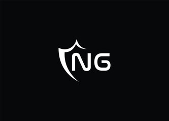 NG  Shield logo design and creative logo