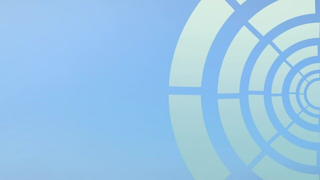 animated colorful gradient abstract background with half circles