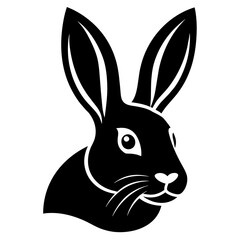 rabbit silhouette vector