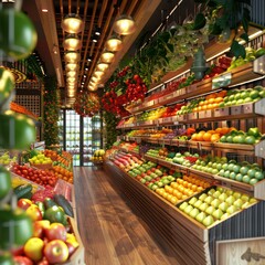 boutique fruit shop quality supermarket