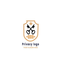 Simple Security logo vector illustration