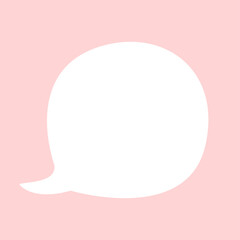 comic speech bubble on a red background