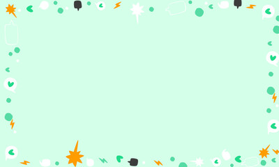 flat valentine's day background desisgn