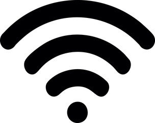 Wifi, wireless, internet signal icon logo template
