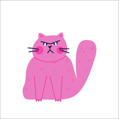 Adorable Cat Clipart for Decoration, Cards, and Printing