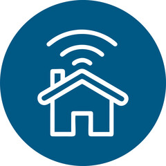 Wifi, wireless, internet signal icon logo template