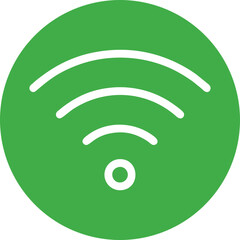 Wifi, wireless, internet signal icon logo template
