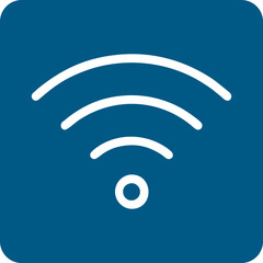 Wifi, wireless, internet signal icon logo template