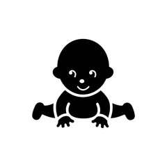 Crawling Baby Icon