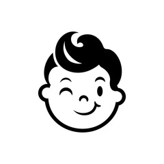 Winking Boy Icon