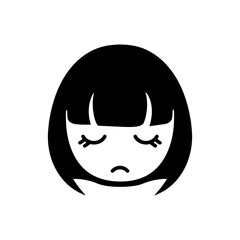 Sad Girl Icon