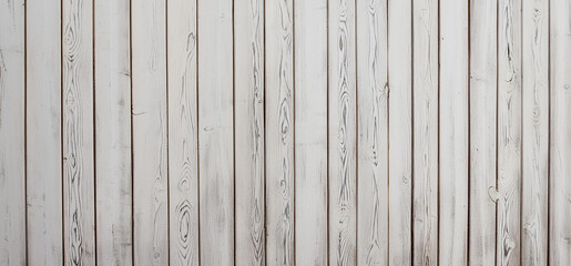 Naklejka premium White soft wood surface as background, texture or wallpaper; vertical planks