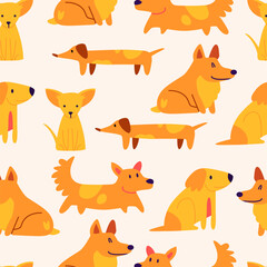 Creative Dog Seamless Pattern Collection for Engaging Designs