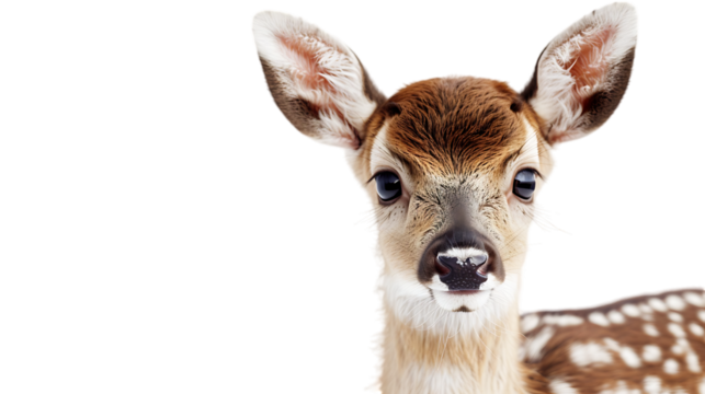 Baby Deer isolated on transparent background