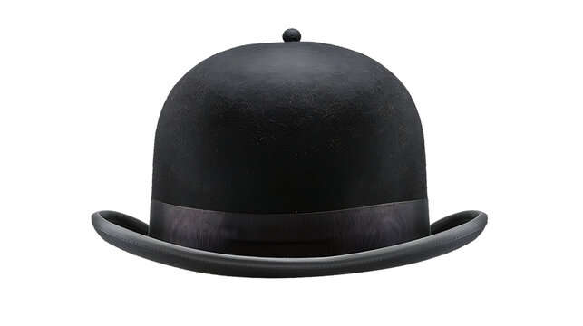 bowler hat isolated on transparent background