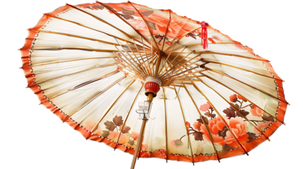 parasol oriental isolated on transparent background