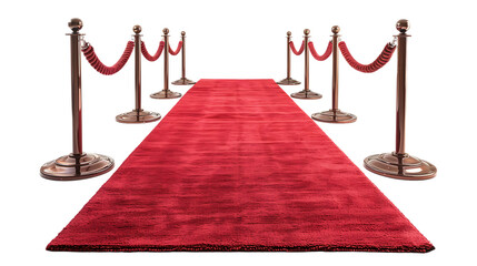 red carpet isolated on transparent background