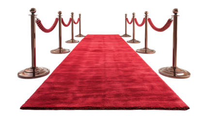 red carpet isolated on transparent background