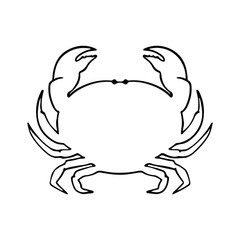 Fish Outline Design For Coloring Book. Marine Life Animal Illustration