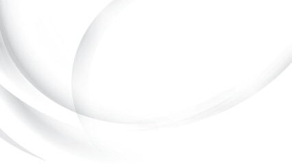 Abstract  white and gray color, modern design background with curve lines. Vector illustration.