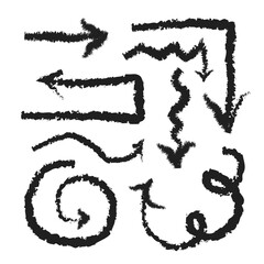 Arrows. Traffic signs. Vector arrows.