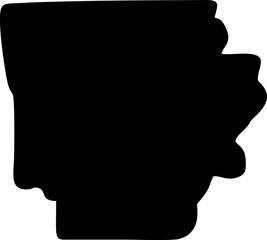 usa states map vector template