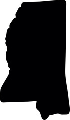 usa states map vector template