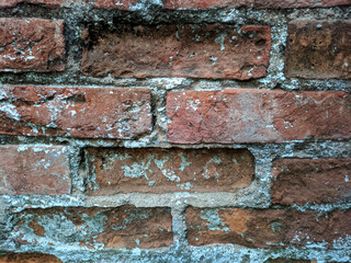 old cement brick wall cracked texture