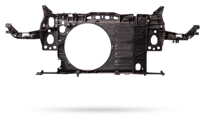 Plastic stiffener reinforcement for the front panel of the car black body spare part of the...