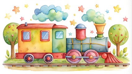 Perfect for Greeting Cards and Print Designs with Delightful Watercolor Aesthetics.