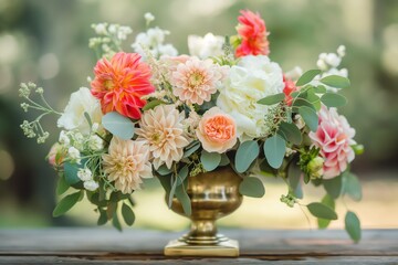 Summer rustic wedding flowers 