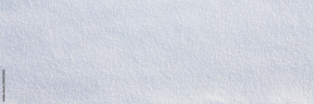 Wall mural natural snow texture. smooth surface of clean fresh snow. snowy ground. winter background with snow 