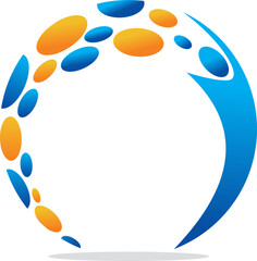 Tecnology logo template