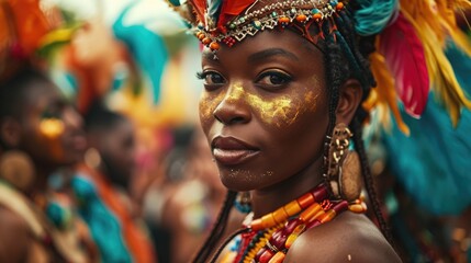 Notting Hill Carnival Festival's Rich Cultural Heritage. Generative Ai.