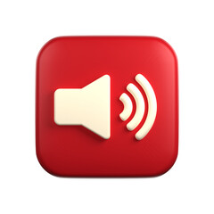 ringer mode normal in 3d illustration of user interface theme