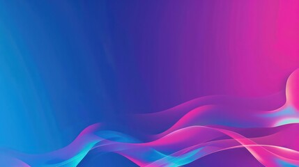 Naklejka premium gradient background from blue to purple, dynamic typography, infographic elements, charts and graphs space