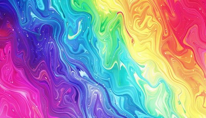 crazy colorflowing rainbow horizontal gradient of psychedlic neon all colors