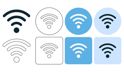 wi fi, wifi, signals, remote, connect icon symbol ui and ux design, glyphs and stroke line icon	