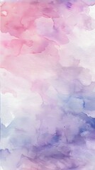 Obraz premium watercolor pastel purple and pink ombre background seamless