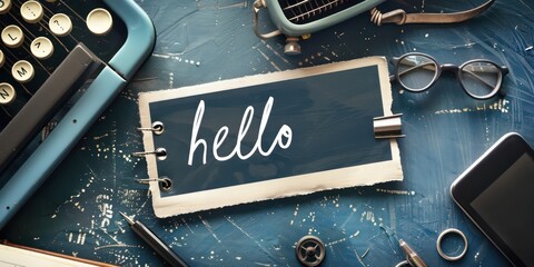 hello greeting word to  initiate a conversation or welcome someone