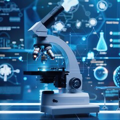 medical science technology concept background for website