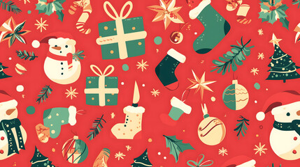 christmas seamless pattern