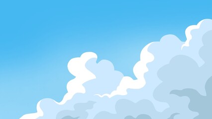 Clouds in The Sky Background with blured and noise effect, for Wallpaper