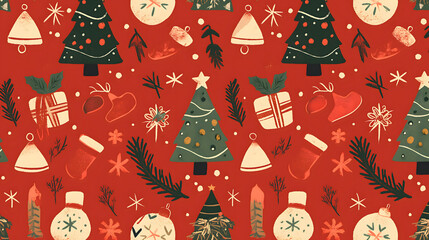 christmas seamless pattern